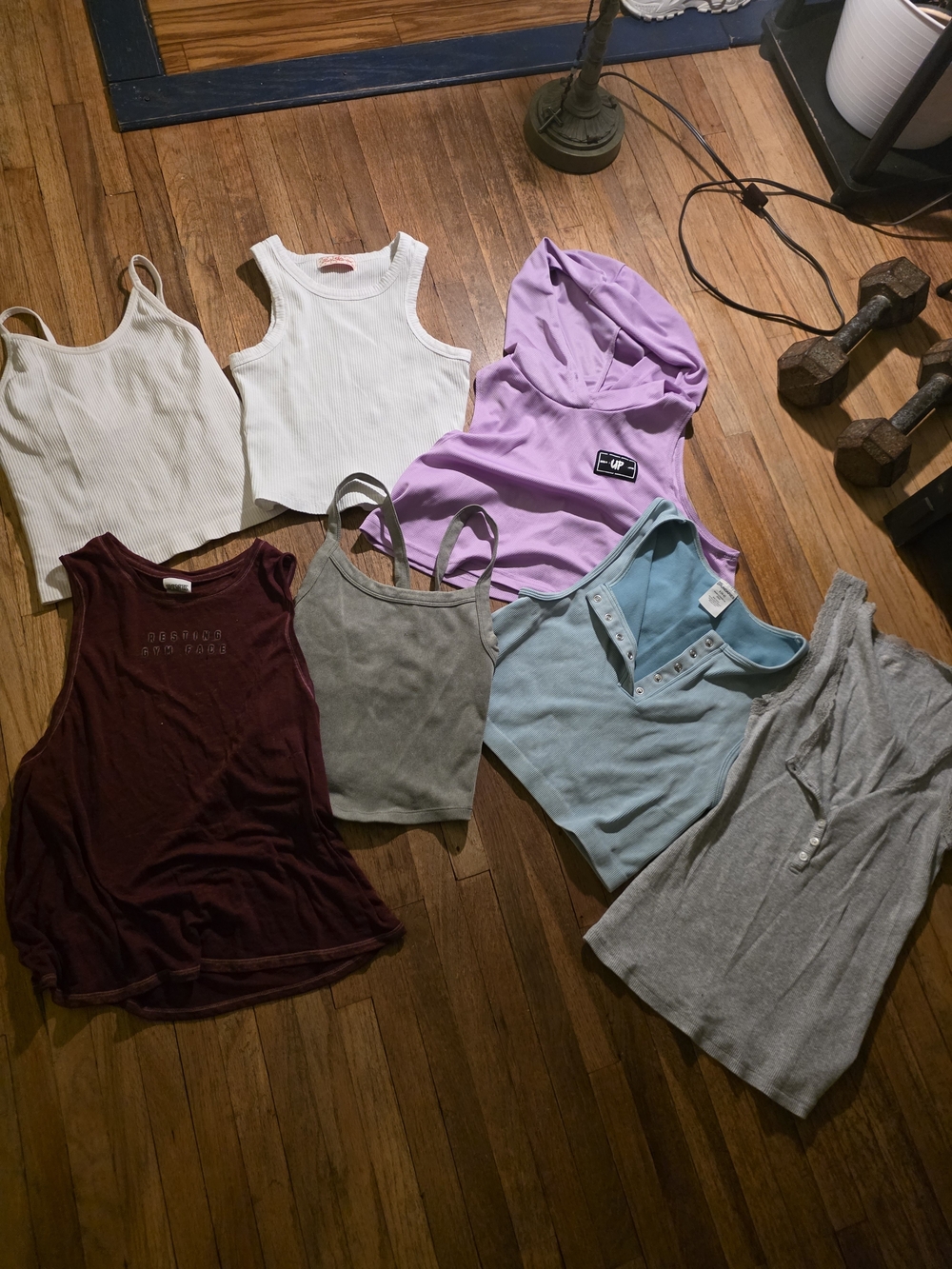 PINK Victoria's Secret Workout Tank And Other Tanks/Camis Lot Of 7
